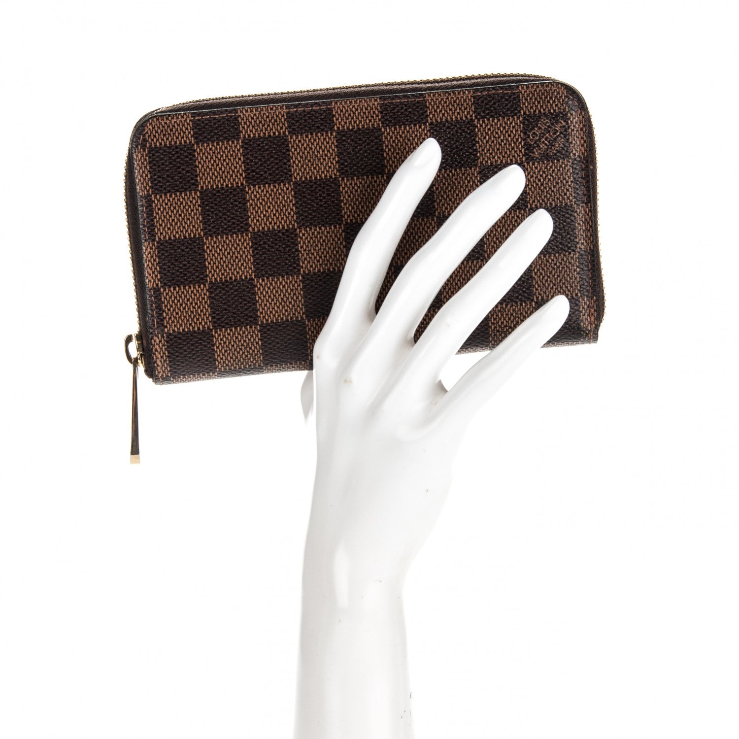 Louis Vuitton Damier Ebene Zippy Compact Wallet 2 of 6