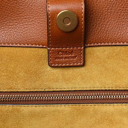 Chloe Smooth Calfskin Medium Milo Shopping Tote Caramel 5 of 8