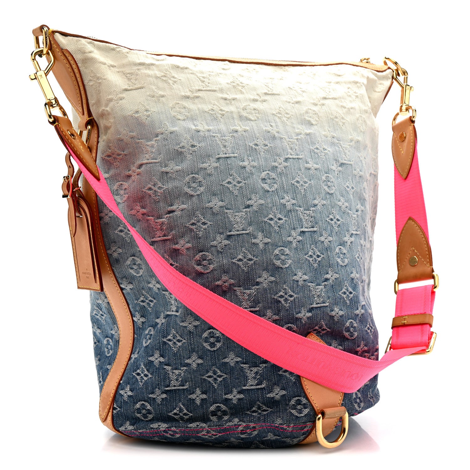 Louis Vuitton Denim Sunburst PM Messenger Blue 3 of 12