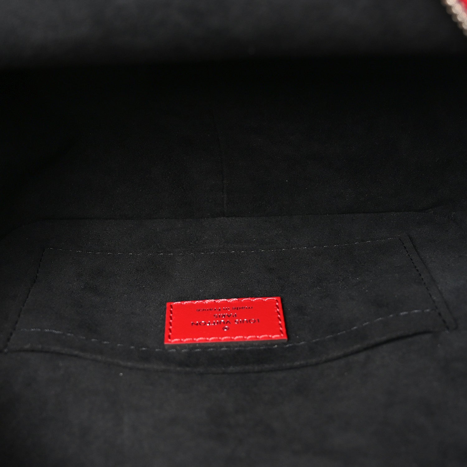 Louis Vuitton Taurillon Neo Square Bag Rouge 5 of 9