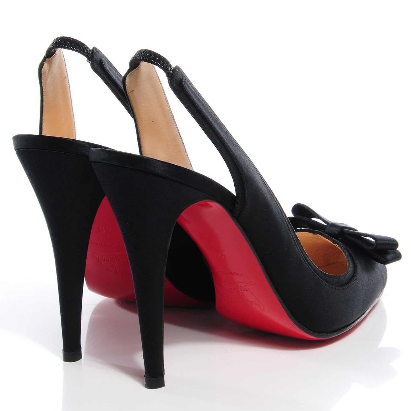 Crepe Satin Nooka 100 Pumps 40 Black