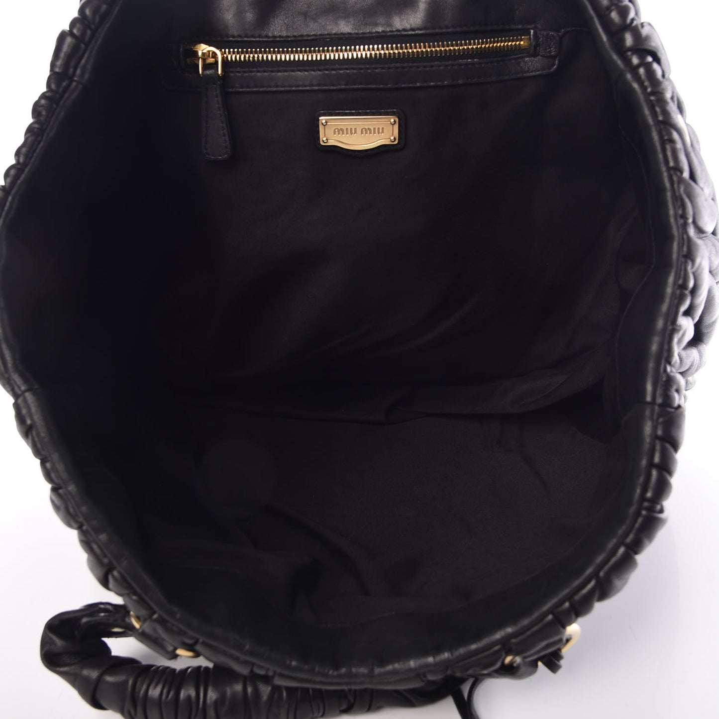 Nappa Matelasse Shopping Tote Black