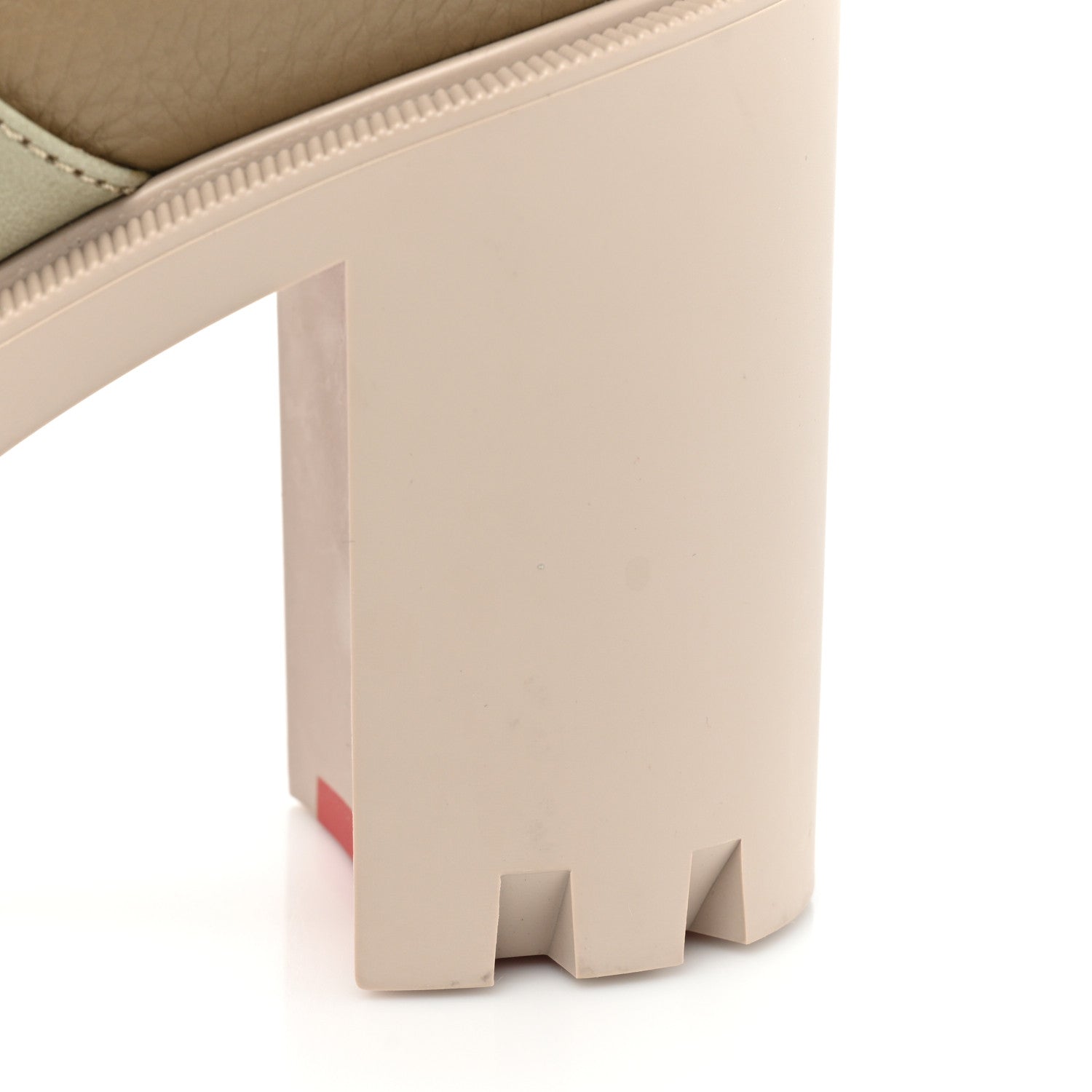 Christian Louboutin Calfskin Shearling Pole Chic 70 Booties 39 Champignon 8 of 13