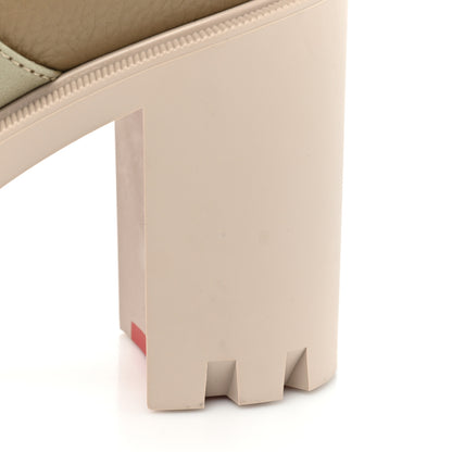 Christian Louboutin Calfskin Shearling Pole Chic 70 Booties 39 Champignon 8 of 13