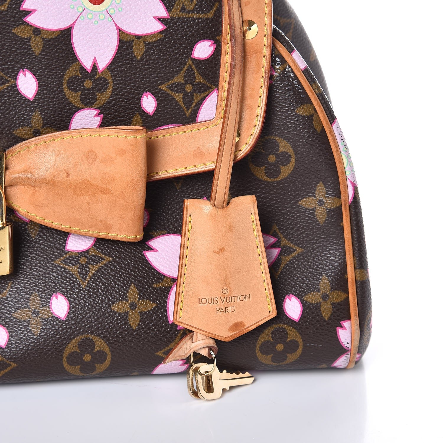 Louis Vuitton Monogram Cherry Blossom Sac Retro Bag Brown 9 of 18