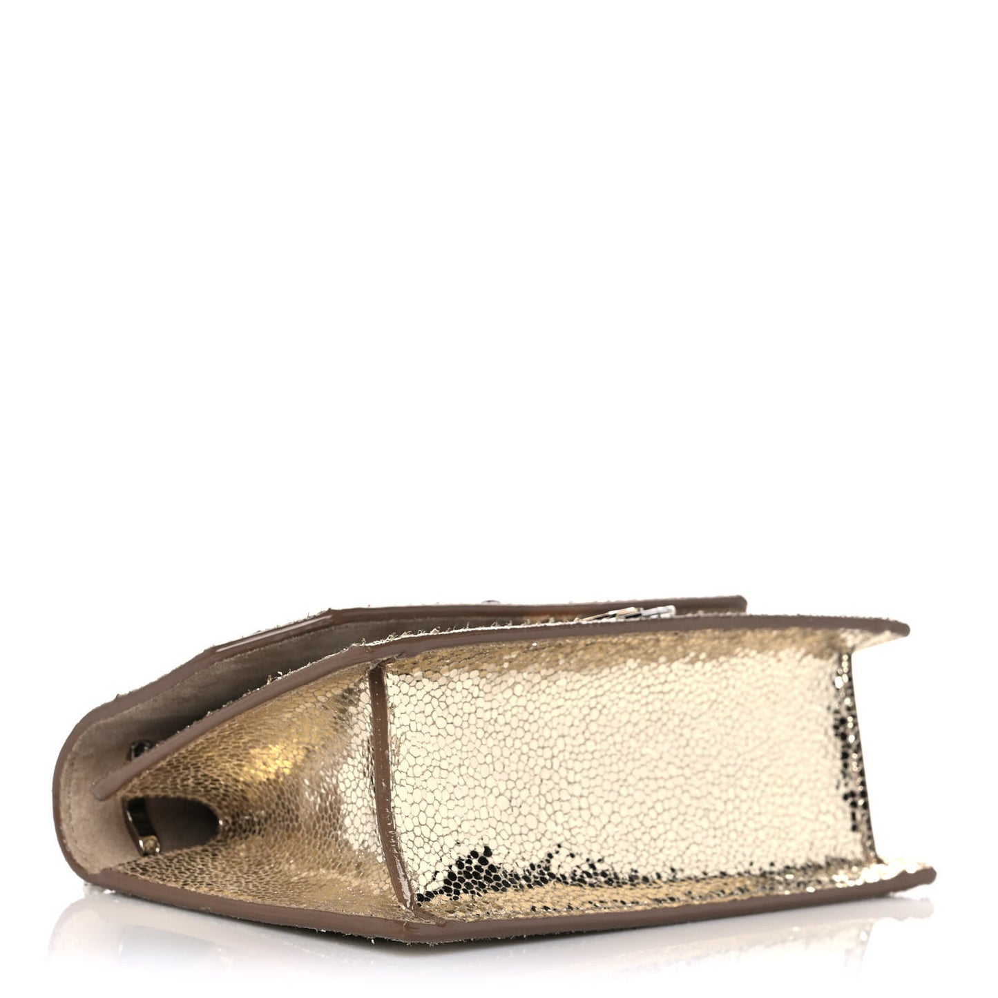 Glitter Fabric Finley Mini Shoulder Bag Champagne