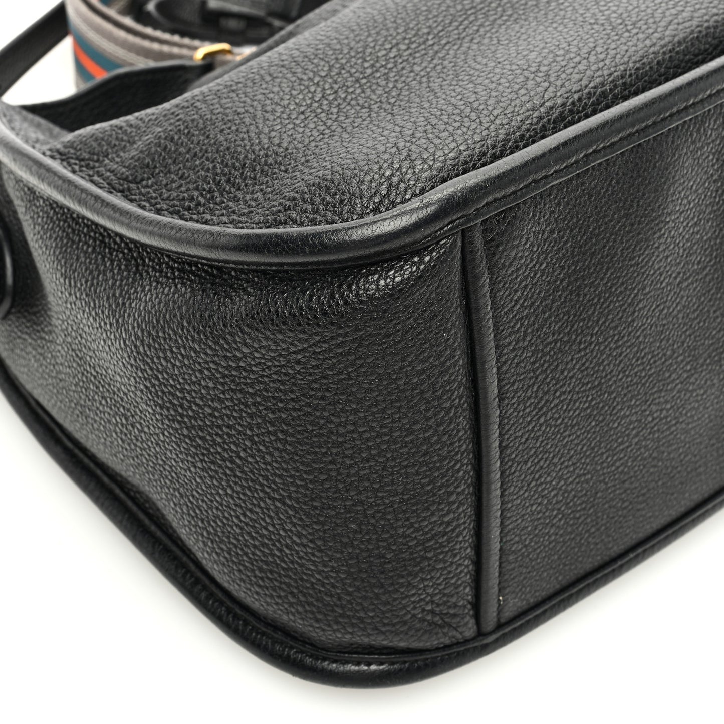 Vitello Daino Hobo Messenger Bag Black