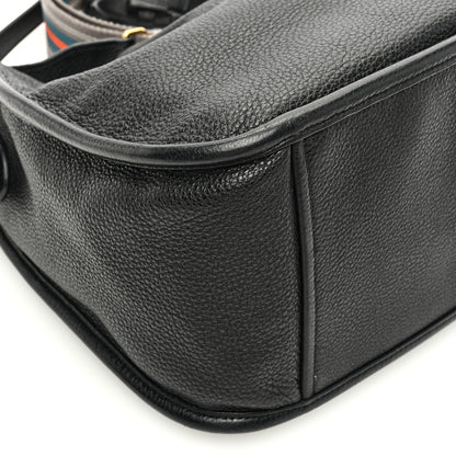 Prada Vitello Daino Hobo Messenger Bag Black 8 of 9