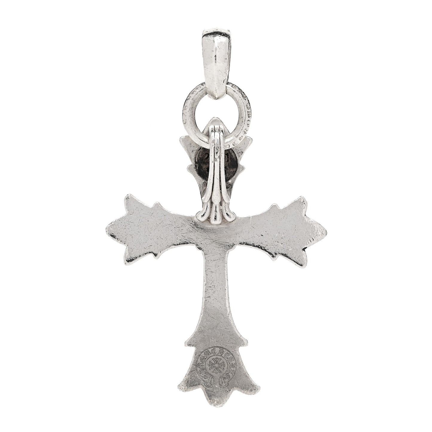 Sterling Silver Double Cross Pendant