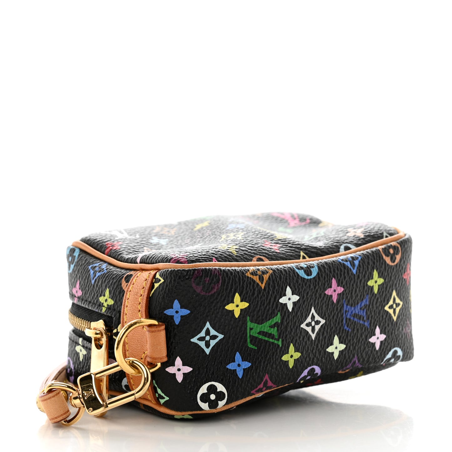 LOUIS VUITTON Monogram Multicolor Trousse Wapity Black