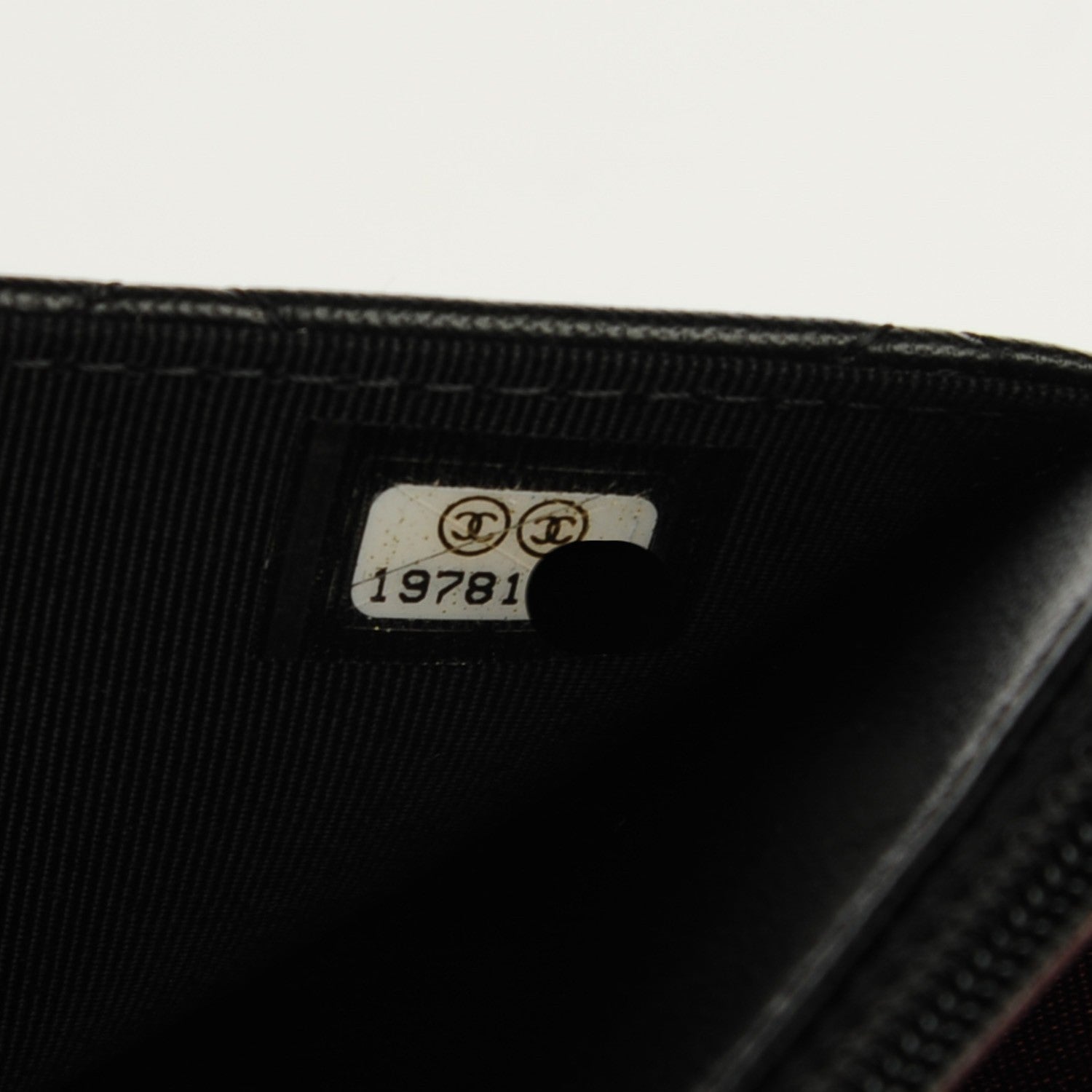 Chanel Lambskin Quilted Wallet On Chain WOC Black 8 of 9