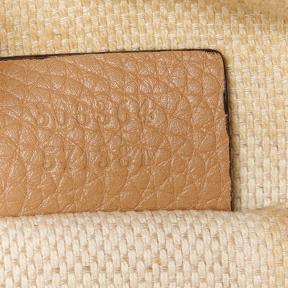 Gucci Pebbled Calfskin Small Soho Disco Bag Camelia 7 of 13