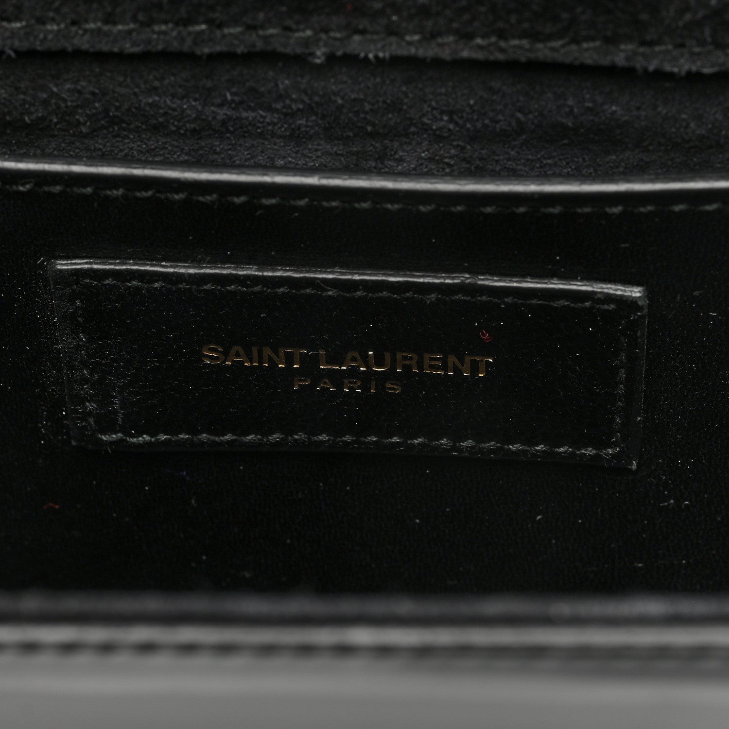 Saint Laurent Patent Small Classic Monogram Kate Tassel Satchel Black 6 of 9