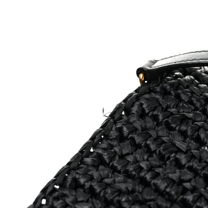 Saint Laurent Raffia Monogram Tassel Kate 99 Black 12 of 15