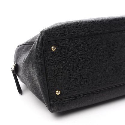 Chanel Caviar CC Timeless Tote Black 6 of 10