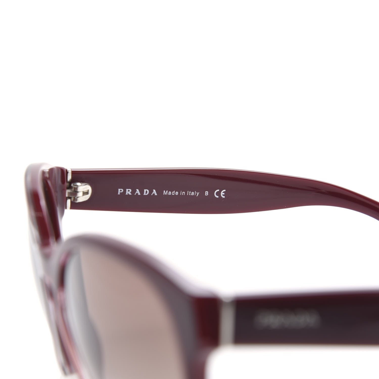 Prada Sunglasses SPR 18R Burgundy 6 of 8