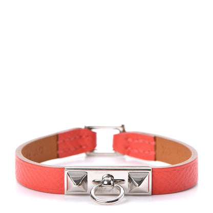 Hermes Epsom Micro Rivale Bracelet XS Rose Jaipur 1 of 7