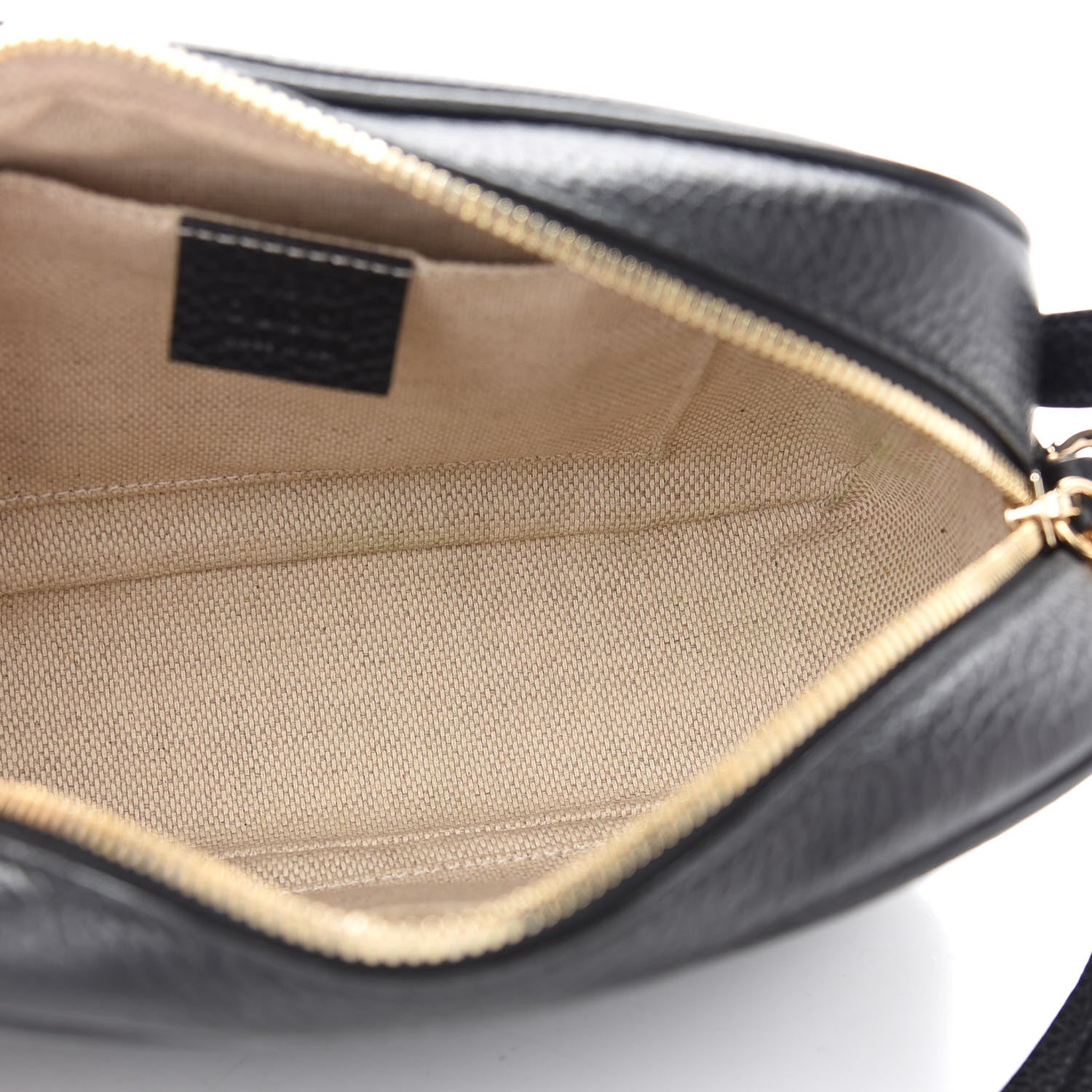 Gucci Pebbled Calfskin Small Soho Disco Bag Black 5 of 10