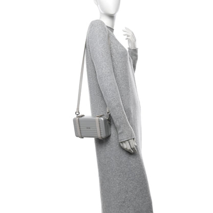 Christian Dior X RIMOWA Aluminum Personal Clutch On Strap Silver 2 of 15
