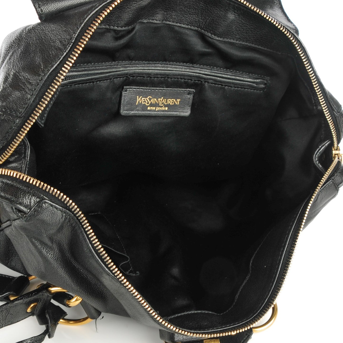 Leather Muse Messenger Bag Black