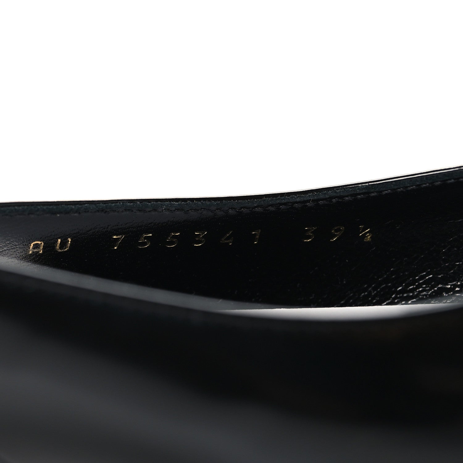 Saint Laurent Patent Crystal Cherish Slingback Pumps 39.5 Black 7 of 10