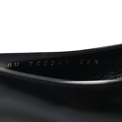 Saint Laurent Patent Crystal Cherish Slingback Pumps 39.5 Black 7 of 10