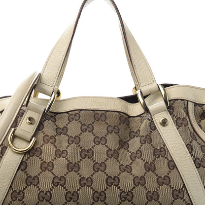 Gucci Monogram Medium Abbey Convertible Tote Off White 13 of 13