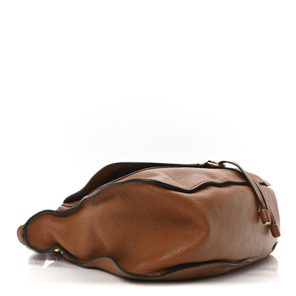 Chloe Calfskin Large Marcie Satchel Tan 4 of 10