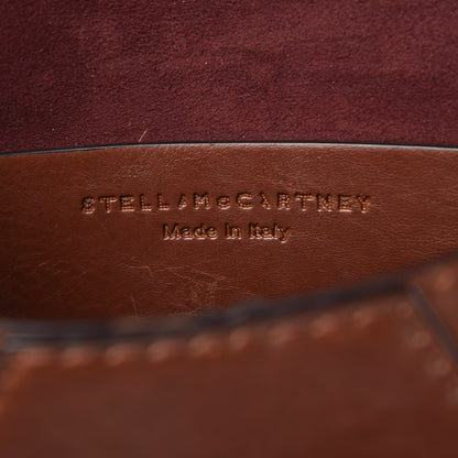 Stella McCartney Eco Alter Nappa Small Popper Shoulder Bag Cognac 6 of 9