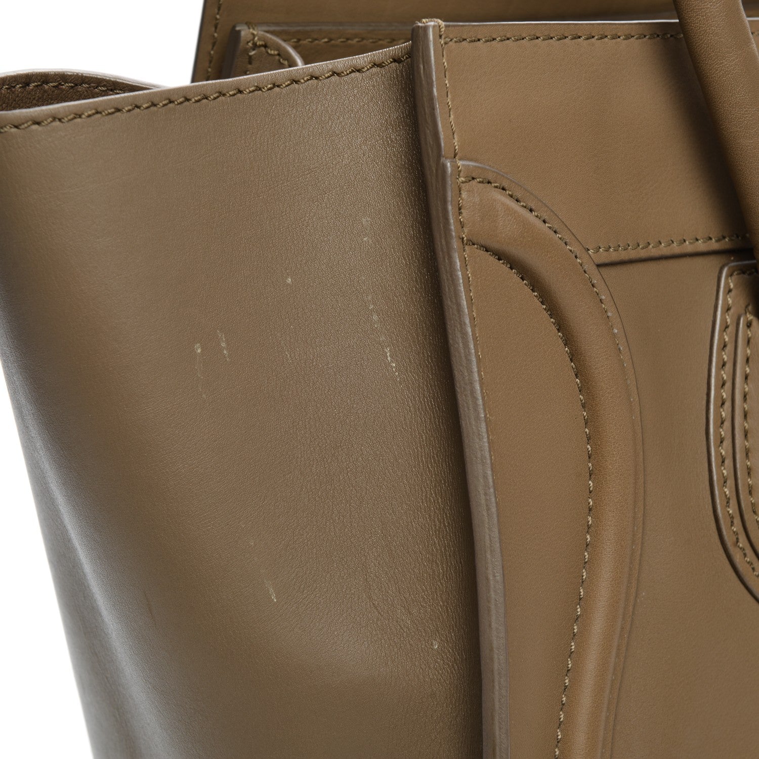 Celine Smooth Calfskin Mini Luggage Camel 10 of 12