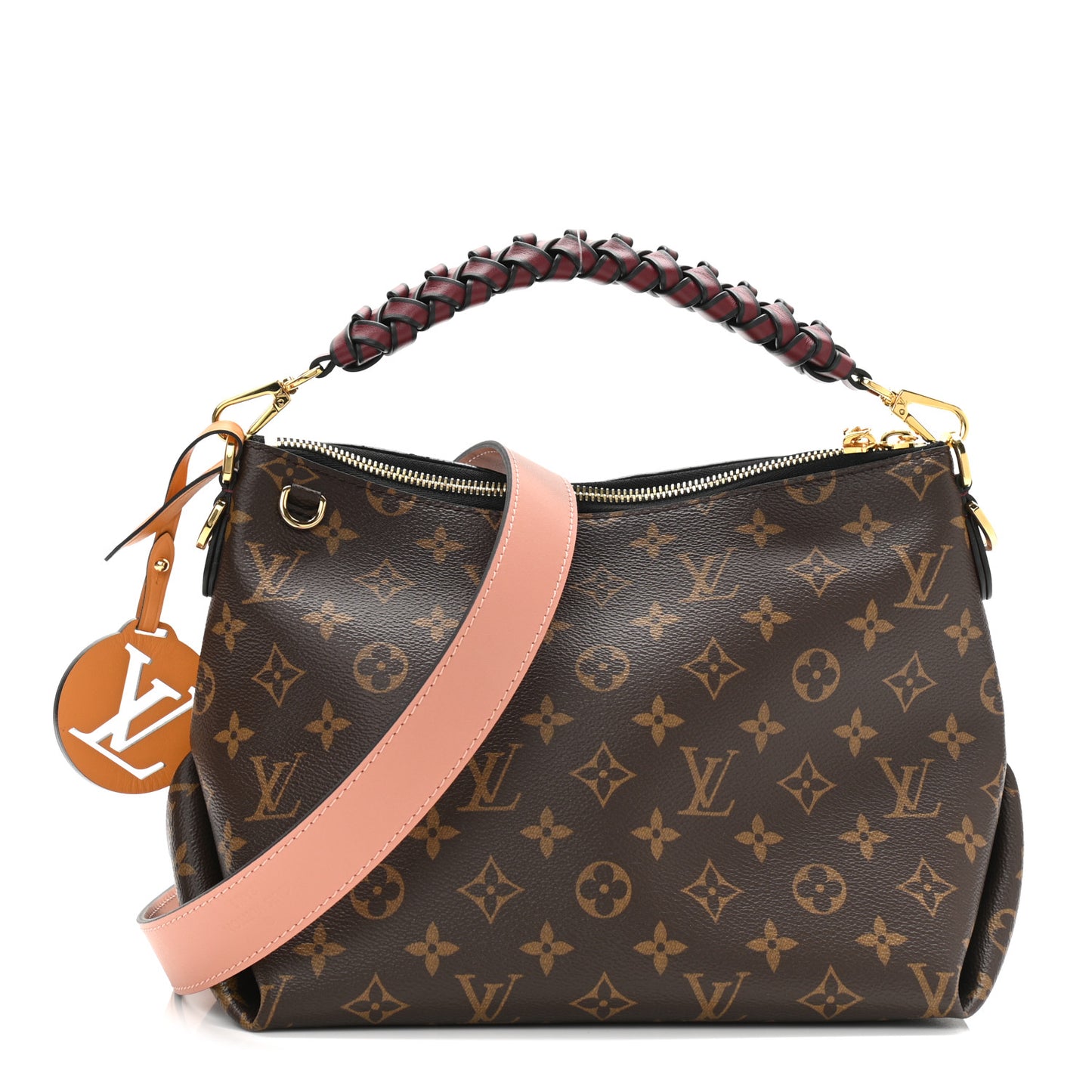 Monogram Beaubourg Hobo Mini Bordeaux Red Peach Safran Blue Jean Blue