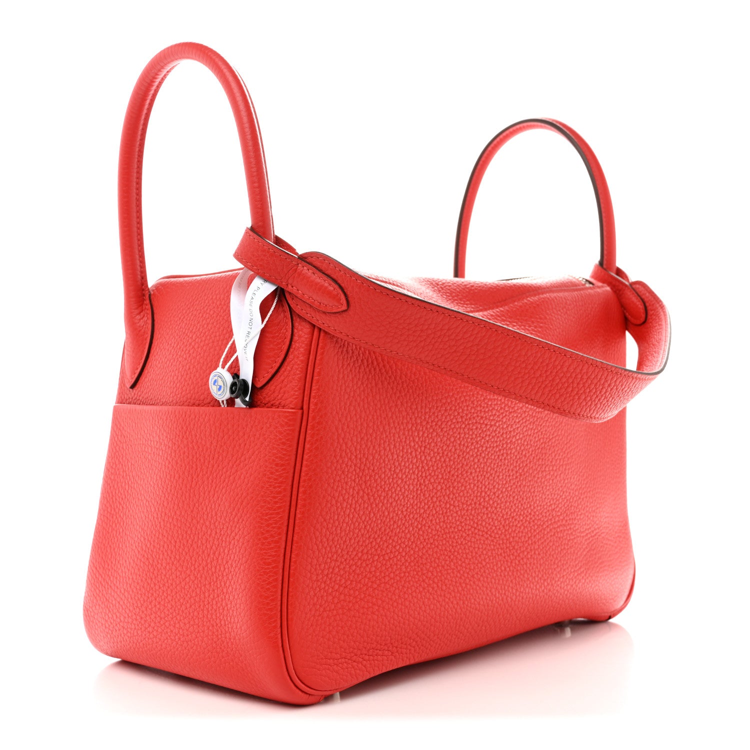 Hermes Taurillon Clemence Lindy 30 Rouge Tomate 1876643 – FASHIONPHILE