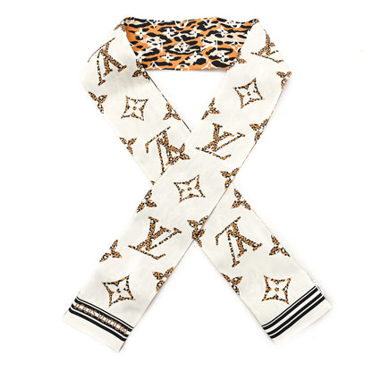 Louis Vuitton Silk Monogram Giant Jungle Bandeau Ivory 1 of 3