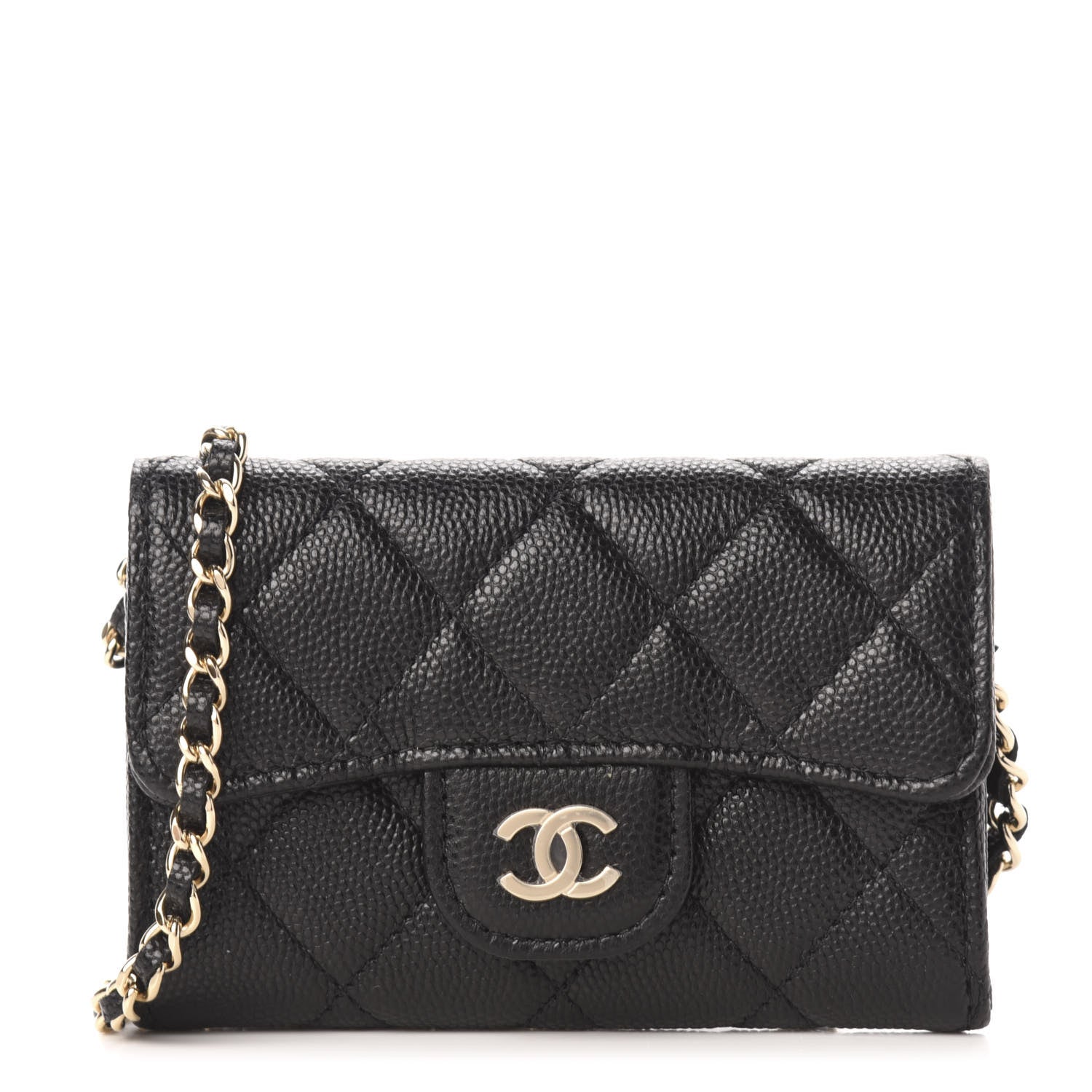 Chanel Caviar Quilted Flap Classic Belt Bag Black 1 of 12