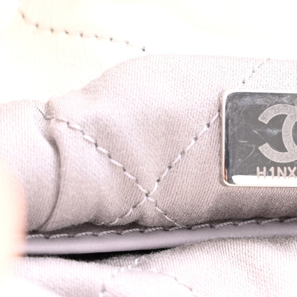 Chanel Metallic Shaded Calfskin Quilted Mini Chanel 22 White Silver 7 of 11