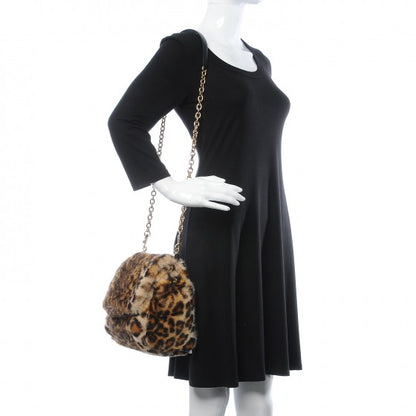 Dolce & Gabbana Faux Fur Leopard Print Medium Miss Sicily Satchel 2 of 6