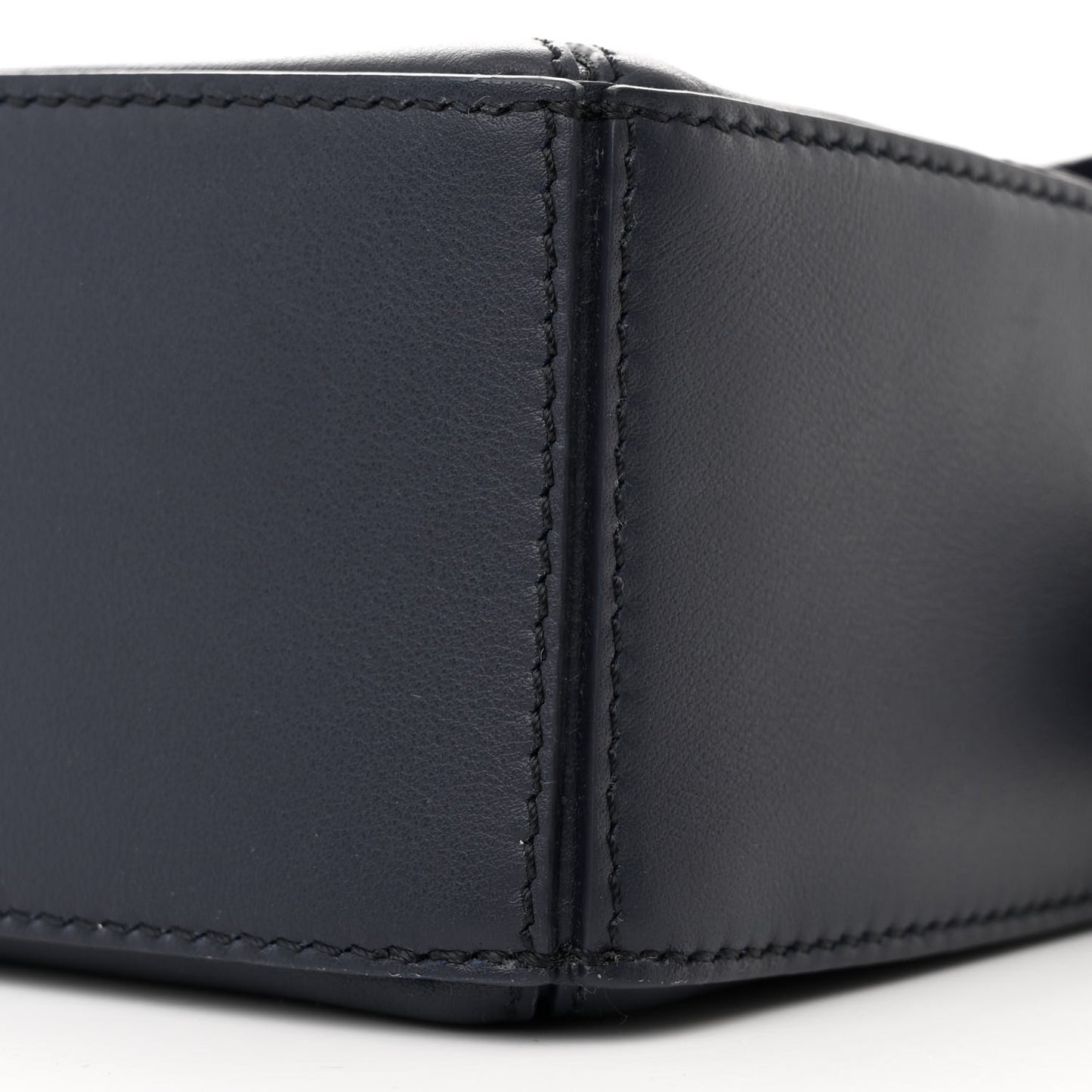 Calfskin New Year Mini Puzzle Bag Dark Ink