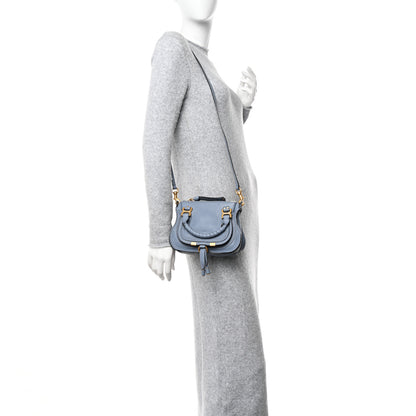 Chloe Calfskin Mini Marcie Satchel Washed Blue 2 of 9