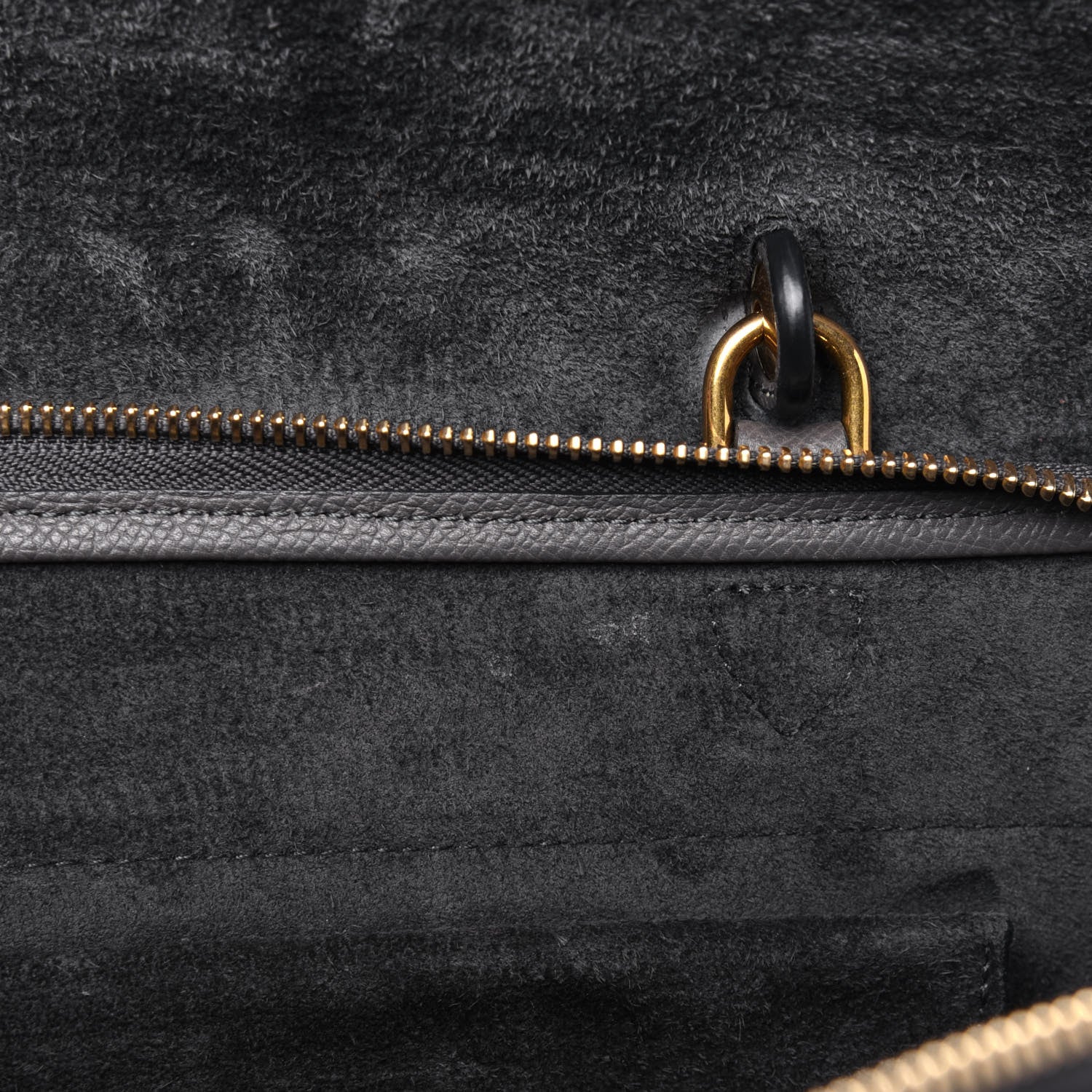 Celine Grained Calfskin Mini Belt Bag Grey 8 of 21