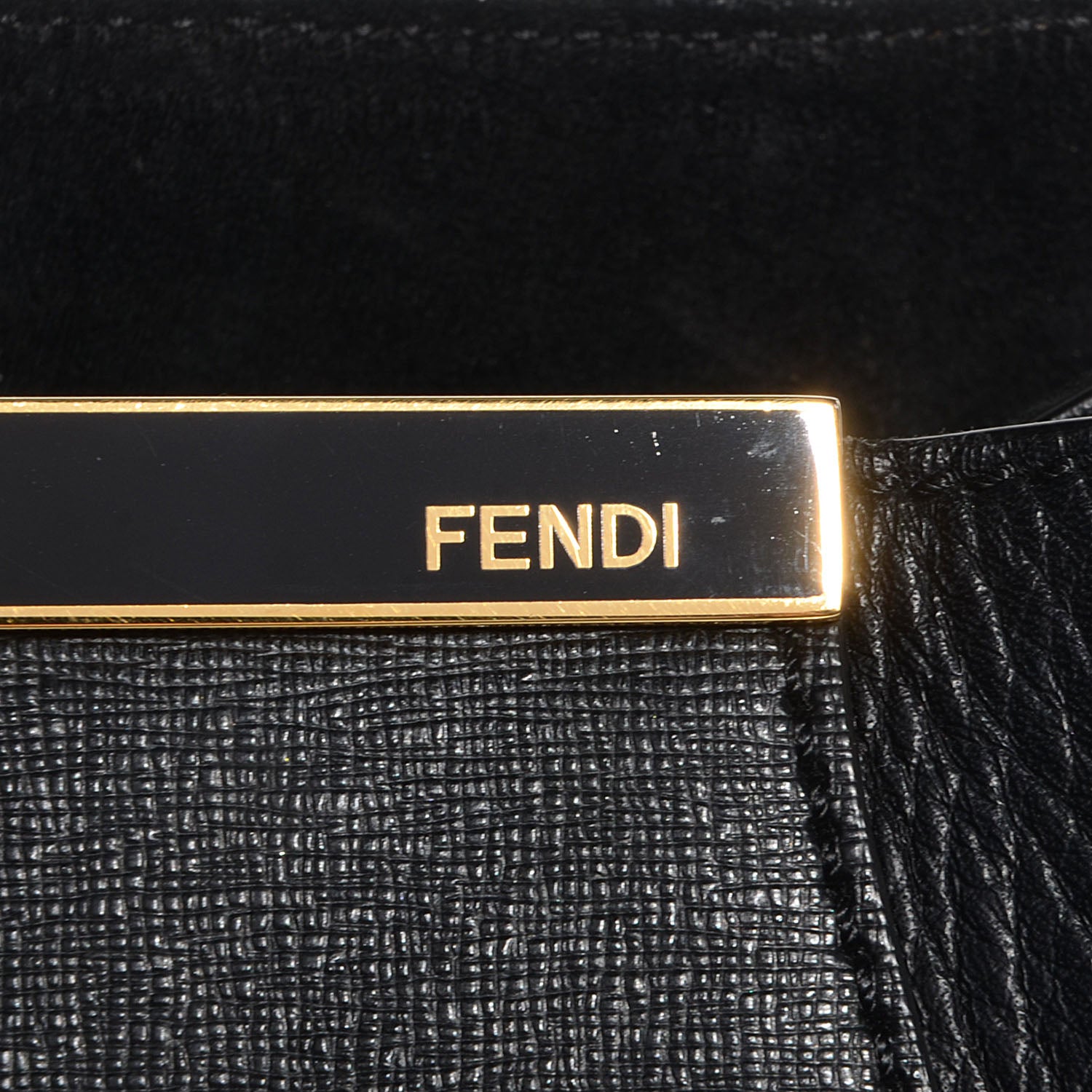 Fendi Vitello Elite Large 2Jours Tote Black 5 of 13
