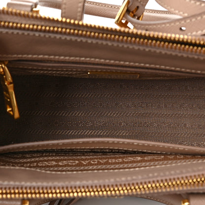 Prada Saffiano Small Galleria Double Zip Tote Cammeo 4 of 5