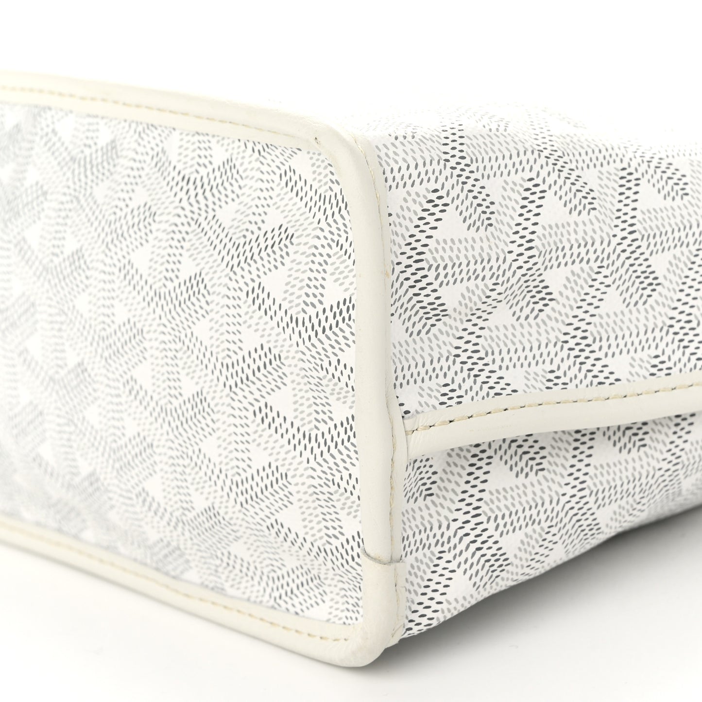 Goyardine Reversible Mini Anjou White