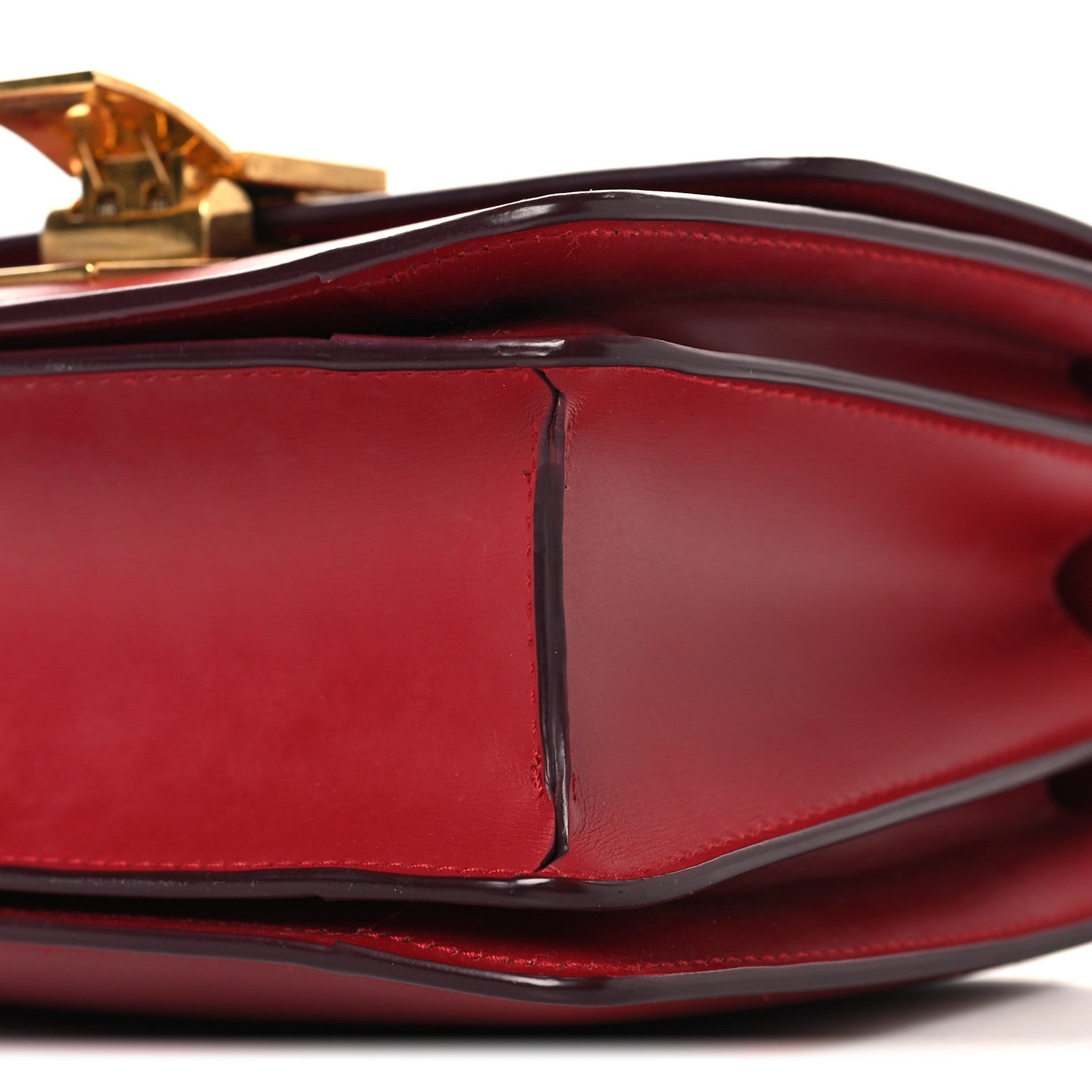 Celine Box Calfskin Small Classic Box Flap Bag Red 9 of 10