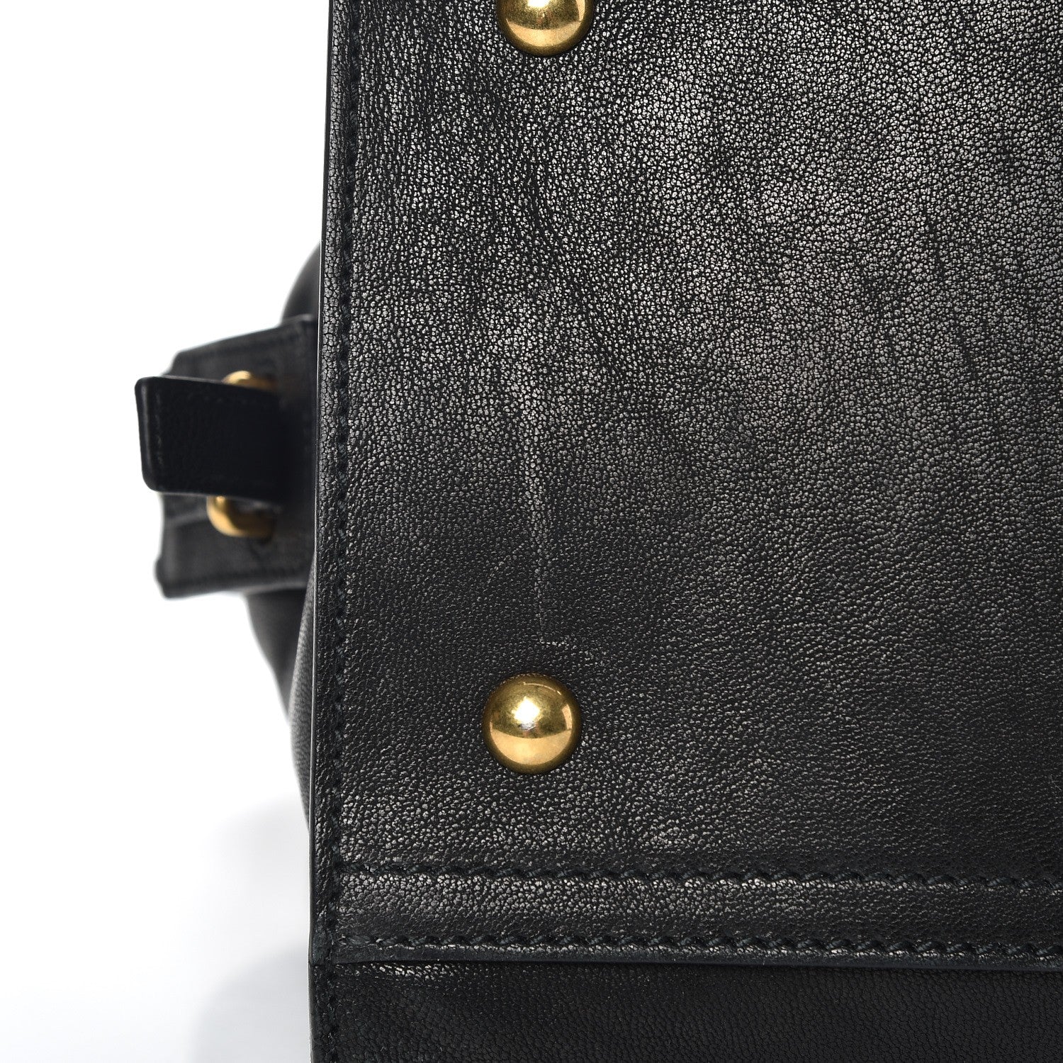 Saint Laurent Sheepskin Medium Cabas ChYc Black 9 of 13