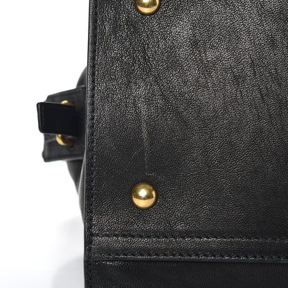 Saint Laurent Sheepskin Medium Cabas ChYc Black 9 of 13