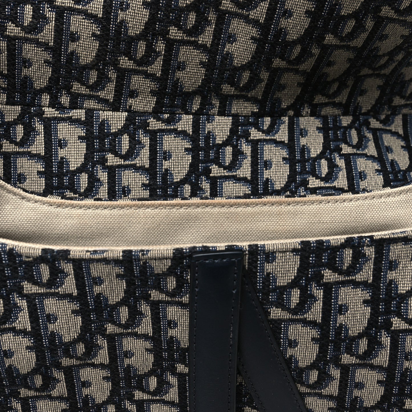 Oblique Saddle Bag Blue