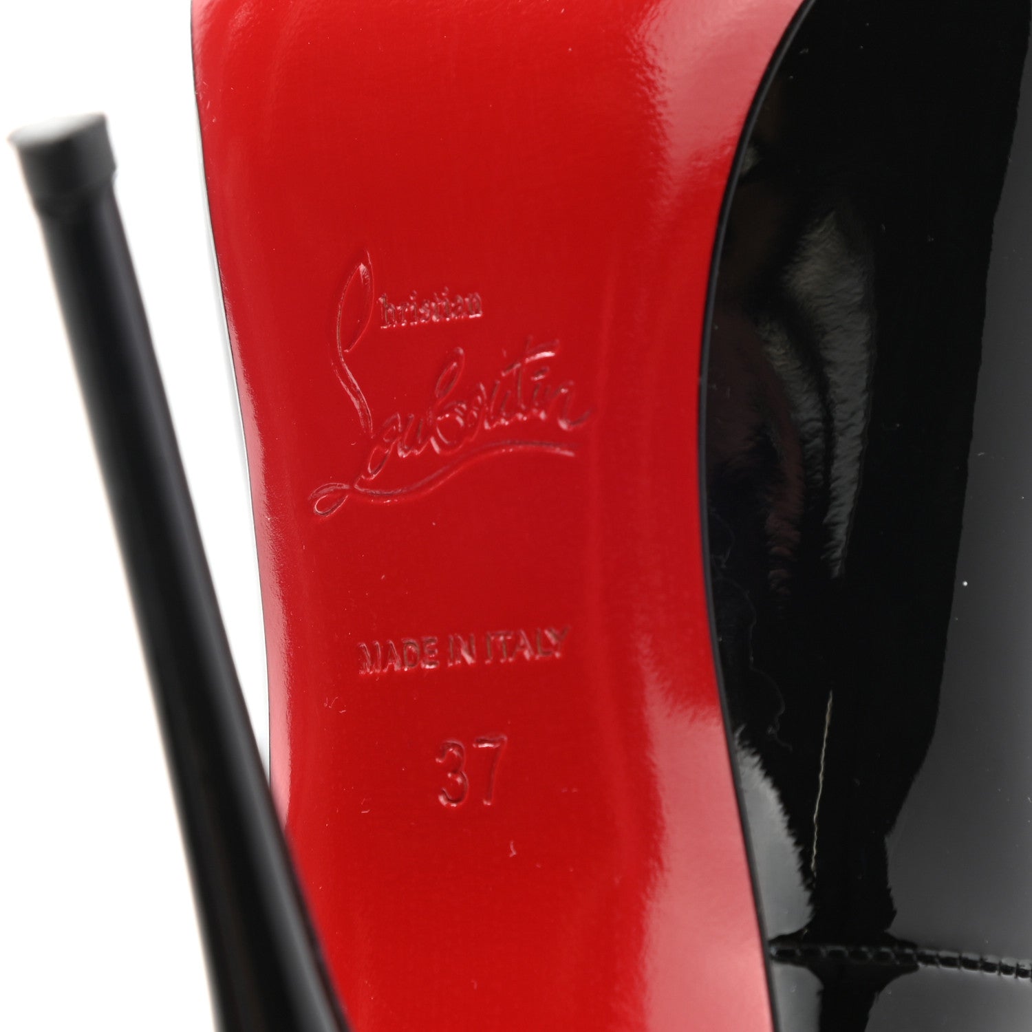 Christian Louboutin Patent So Kate 120 Pumps 37 Black 6 of 12