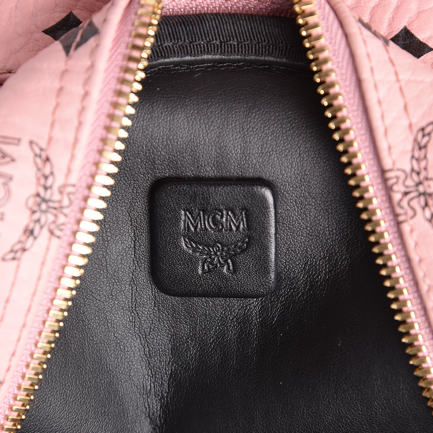 MCM Visetos Small Side Stud Stark Backpack Soft Pink 9 of 11