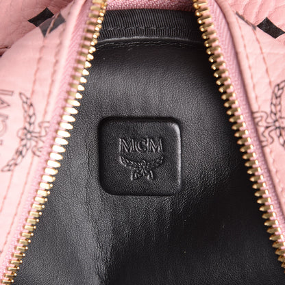 MCM Visetos Small Side Stud Stark Backpack Soft Pink 9 of 11