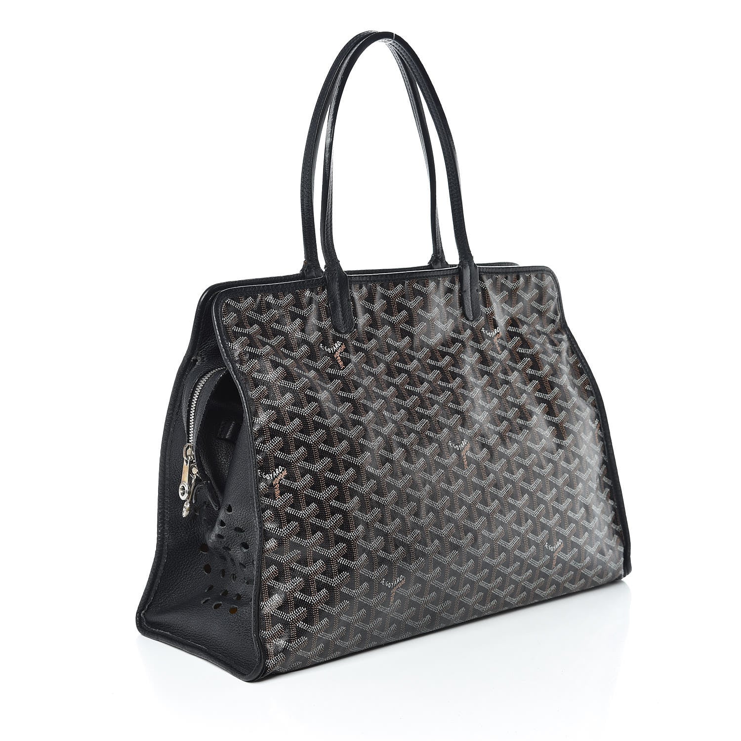 Goyard Goyardine Sac Hardy Pet Carrier PM Black 3 of 12